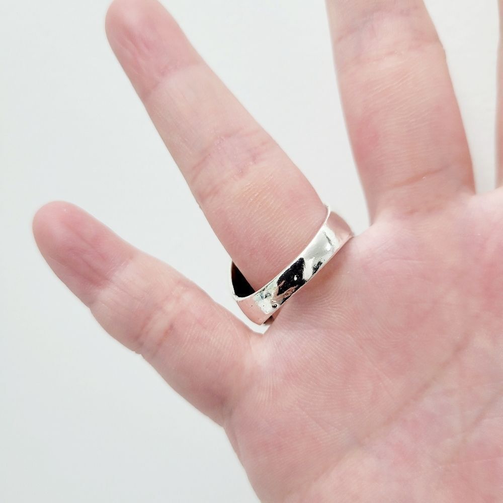 Brand New Silver Leaf Ring Size: 10.75 US - Picture 5 of 8